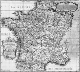 Cassini map of France