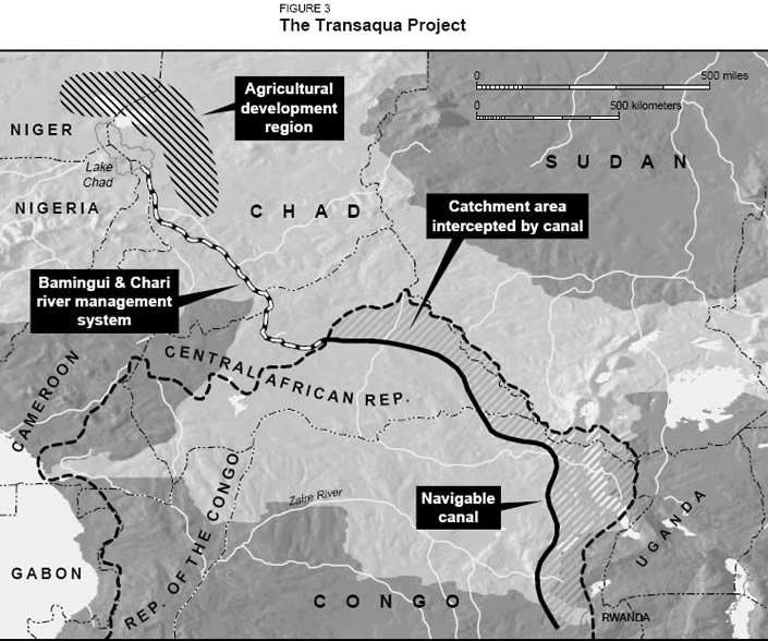 Map of waterways initiated by Mazarin and Colbert