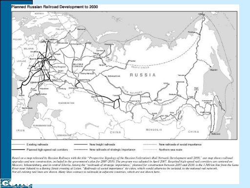 Bering Strait in World Land-Bridge
